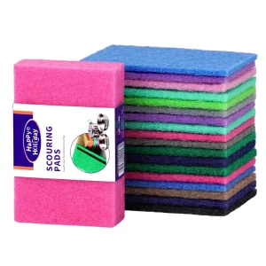 0.7cm Thick Polyester Adhesive Kitchen Cleaning Sponge Cloth