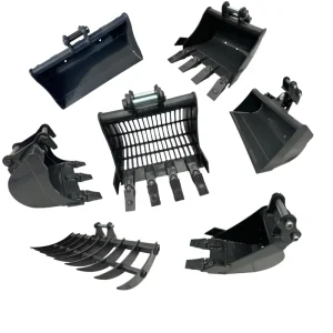1 Ton 1.5 Ton Mini Excavator Accessory 600MM Bucket Without Teeth 1 Year Warranty for Report Provided