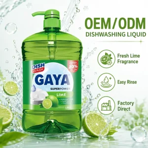 1.5kg Eco-Friendly Lime-Scented Concentrated Kitchen Dish Soap