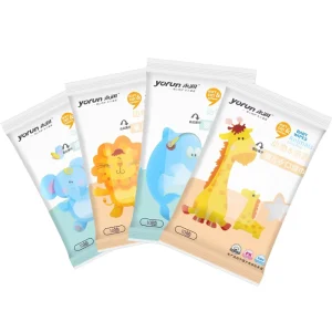 10 Counts Eco Friendly Cotton Cleansing Wipes Biodegradable Extra Soft Baby Body Wipes Travel Pack