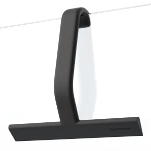 10 Inch Bathroom Window Mirror Car Streak Free Cleaner Tool Silicone Squeegee with Built in Hook Shower Squeegee