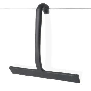 10 Inch Shower Squeegee for Glass Doors Bathroom Squeegee for Shower Glass No-Squeak Silicone Blade Stainless Steel Core