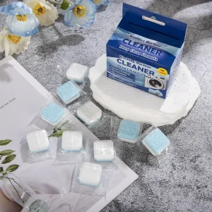 10 Pack Washer Maintenance Machine Cleaner Deep Clean Mold Removal Odor Eliminator Tablet Washing Machine Cleaner