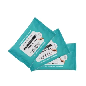 10-Sheet Alcohol-Free Antibacterial Disinfecting Wet Wipes for Hands and Surfaces