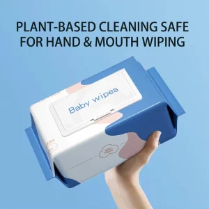 100% Biodegradable Baby Wet Wipes Organic Pure Water Gentle Cleaning Custom Logo Available