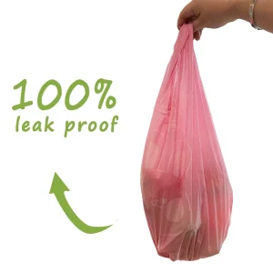 100% Biodegradable Compostable PLA Cornstarch Waterproof Kitchen Trash Bags with Drawstring