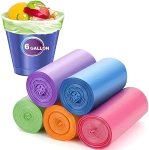 100% Biodegradable Compostable PLA Garbage Bags ISO9001 Certified Customizable for Household Use