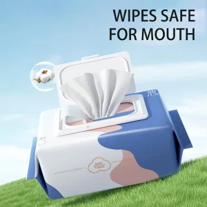 100% Biodegradable Customization High Quality Organic Pure Water Baby Cleaning Water Wet Wipes