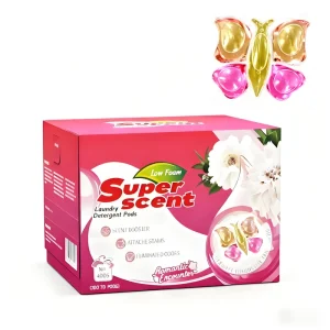 100% Biodegradable Disposable Eco-Friendly Laundry Detergent Pods Color Protection Long-Lasting Floral Scent