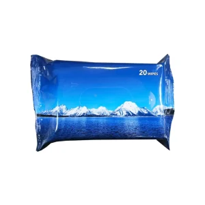 100% Biodegradable Embossed Bamboo Fiber Body & Face Cleansing Wipes 20x30cm for Adults Older Patient