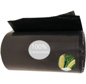 100% Biodegradable Organic Compostable Leakproof Trash Bags for Toilet and Kitchen