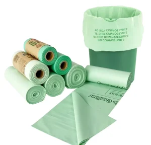 100% Cornstarch Customizable Biodegradable Plastic Vest T-Shirt Bag