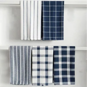 100% Cotton 40x60cm 60g Plaid Yarn-Dyed Kitchen Tea Towel
