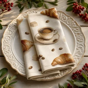 100% Cotton Custom Reactive Digital Printed Gift Kitchen Tea Towel Gifts Kitchen Dish Tea Towel