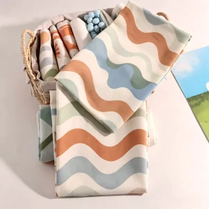 100% Cotton Kitchen Hand Towels Custom Print Soft Lightweight Reusable Absorbent Dish Cloths Household