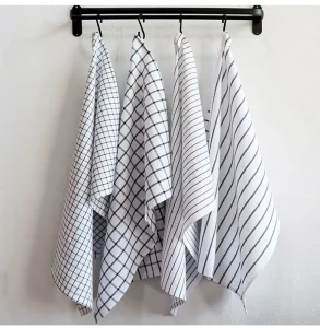 100% Cotton Super Absorbent Kitchen Dish Towel Quick Dry Woven Towel for Brand Promotion