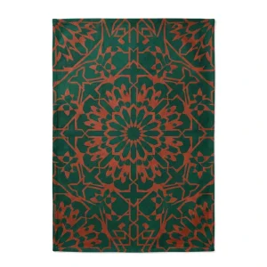 100% Cotton Tea Towels Moroccan Zellij Complex Tile Pattern Exotic Kitchen Dish Towels 40x60cm