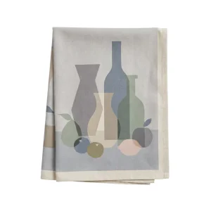 100% Cotton Tea Towels Still Life Muted Tones Minimalist Artistic 40x60cm