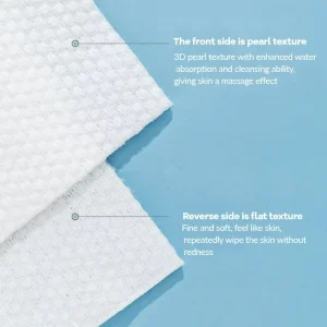 100 Count Disposable Cotton Face Towel Soft Thick Dry Wipe Reusable Makeup Remover Pads Facial Cleansing Tissue 100% Cotton