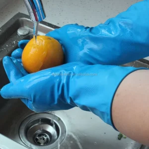 100% Latex Reusable Household Rubber Cleaning Gloves