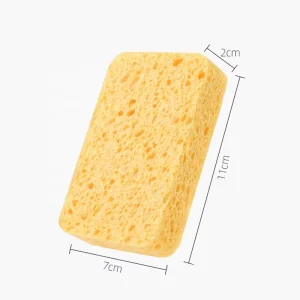100% Natural Kitchen Cleaning Brush Sponge Dishes Washing Scouring Pad Reusable Magic Sponge Polyurethane Smell Removing