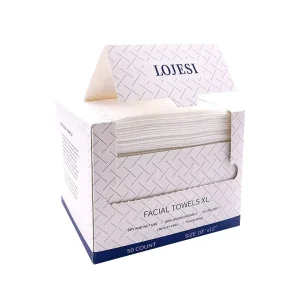 100% Natural Plant Fibre Biobased Disposable Face Cleansing Towel XL Makeup Removing Cotton Tissue Wipes for Sensitive Skin EF