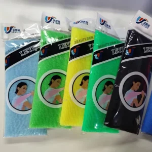 100% Nylon Body Scrub Towel Disposable Exfoliating Washcloth