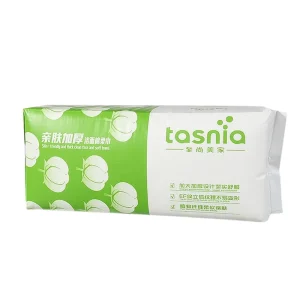 100% Plant Fiber Factory OEM Customize Soft Tissue Makeup Remover Disposable Face Towelette for Salon Spa Facial Cleansing Towel