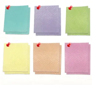 100% Plant based Cellulose Dishcloth Reusable Biodegradable Plant Fiber Kitchen Cleaning Cloth Multi Color Dish Towels