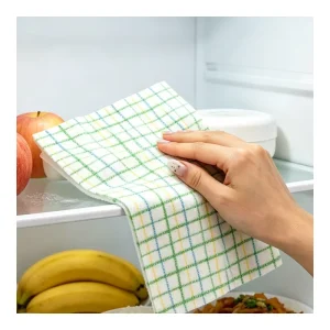 100% Viscose 80gsm Plain Square Disposable Thickened Non-Woven Kitchen Towel Super Absorbent Dish Cloth Bulk