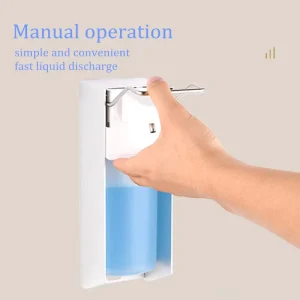 1000ML Hotel ABS Aluminium Alloy Automatic Hand Sanitizer Wrist Band Dispenser Alcohol Sprayer Soap Dispenser