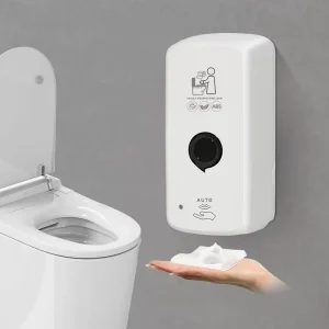 1000ml Eco-Friendly Wall-Mounted Automatic Sensor Soap and Toilet Cleaner Dispenser for Bathroom Household