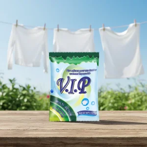100g 125g Eco-Friendly Whitening Washing Powder Soap High Foam Floral Disposable Concentrated Stain Clean