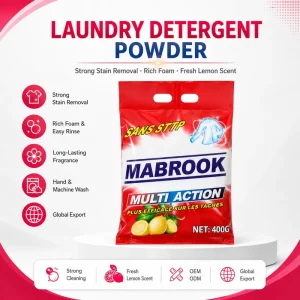 100g 200g 400g 5kg High-Foaming Stain Remover Washing Soap Lemon-Scented Concentrated Laundry Detergent