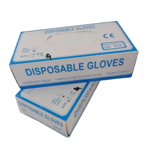 100pcs Box Disposable Clear Vinyl Gloves for Medical Examination Food Grade Restaurant Household Tattoo Use Powder Free
