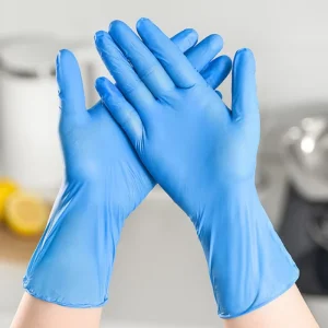 100pcs box Nitrile Disposable Gloves Waterproof Medical Use Powder Free Blue 4 5 6mil Thickness