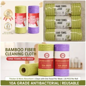 10A Grade Antibacterial Light Weight Abstract Geometric Pattern 63″ Wide Cleaning Cloth Roll