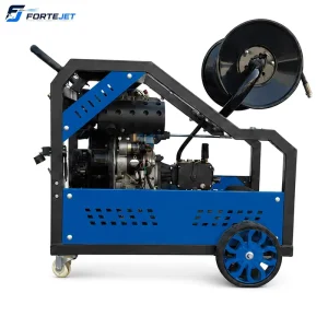 10HP Diesel Sewer Jetter 150Bar 30L/min Reel Drain Jetter for Sewer Cleaning