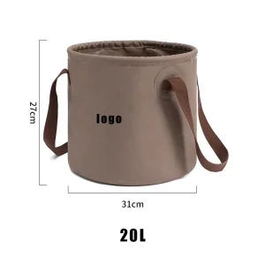 10L & 20L Portable Folding Camping Bucket Waterproof Outdoor Picnic & Fishing Wash Basin