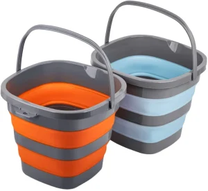 10L Collapsible Bucket Portable Foldable Bucket With Handle Space Saving Outdoor Camping Household Cleaning Storage Bucket