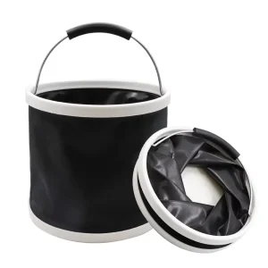 10L Multi Function Collapsible Bucket Car Wash Portable Folding Bucket Red