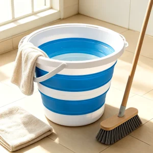 10L Multi-size Collapsible Water Bucket with Handle Foldable Portable Pail for Car Washing Household Water Storage