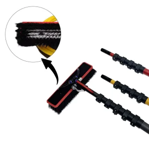 10M High Altitude Telescopic Cleaning Tool Low Pressure Retractable Glass Exterior Wall Cleaner for Water Fed Pole Washing