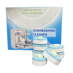 10g Solid Dishwasher Cleaner Tablets for Household Use