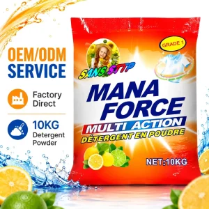 10kg Big Full Bag Volume Washing Powder Laundry Detergent Soap Powder