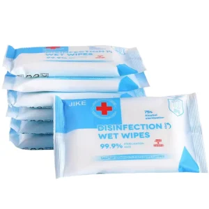 10pcs Eco Friendly Antiseptic Extra Soft Flushable Scented Cleaning Wet Wipes