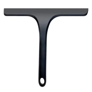 11 Inch Mirror Squeegee for Window and Glass Cleaner Scratch Free Silicone Squeegee Black Finish