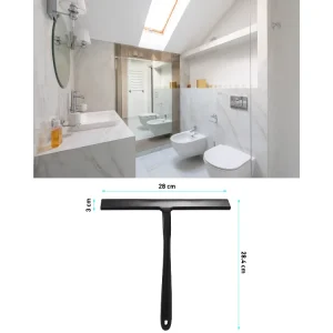 11 Inches Bathroom Glass Silicone Squeegee for Cleaning