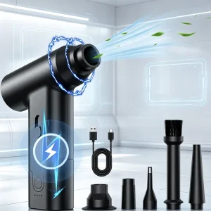 110000RPM Brushless Motor Cordless Rechargeable Mini Air Duster