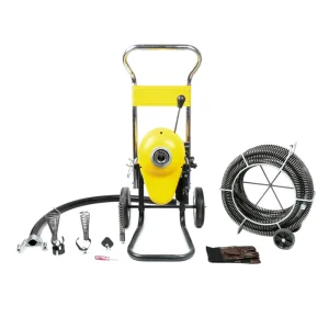 1100W Sectional Sewer Drain Cleaning Machine for 2-8 Inch Pipes
